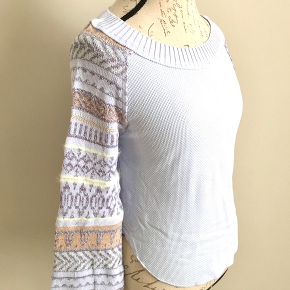 Free People Sweater Fairground Thermal Top NWT - Picture 4 of 7